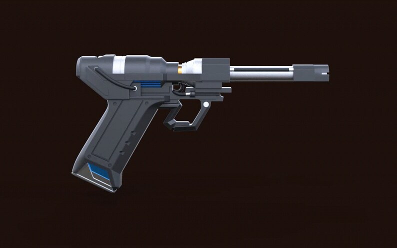 The Red Skulls Ray Gun 3D Model STL file Etsy