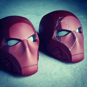 Red Hood Cosplay Helmet – Inspired by Titans Jason Todd – Custom Superhero Mask – Cosplay Armor Prop - Comic Con, Halloween, LARP Gift