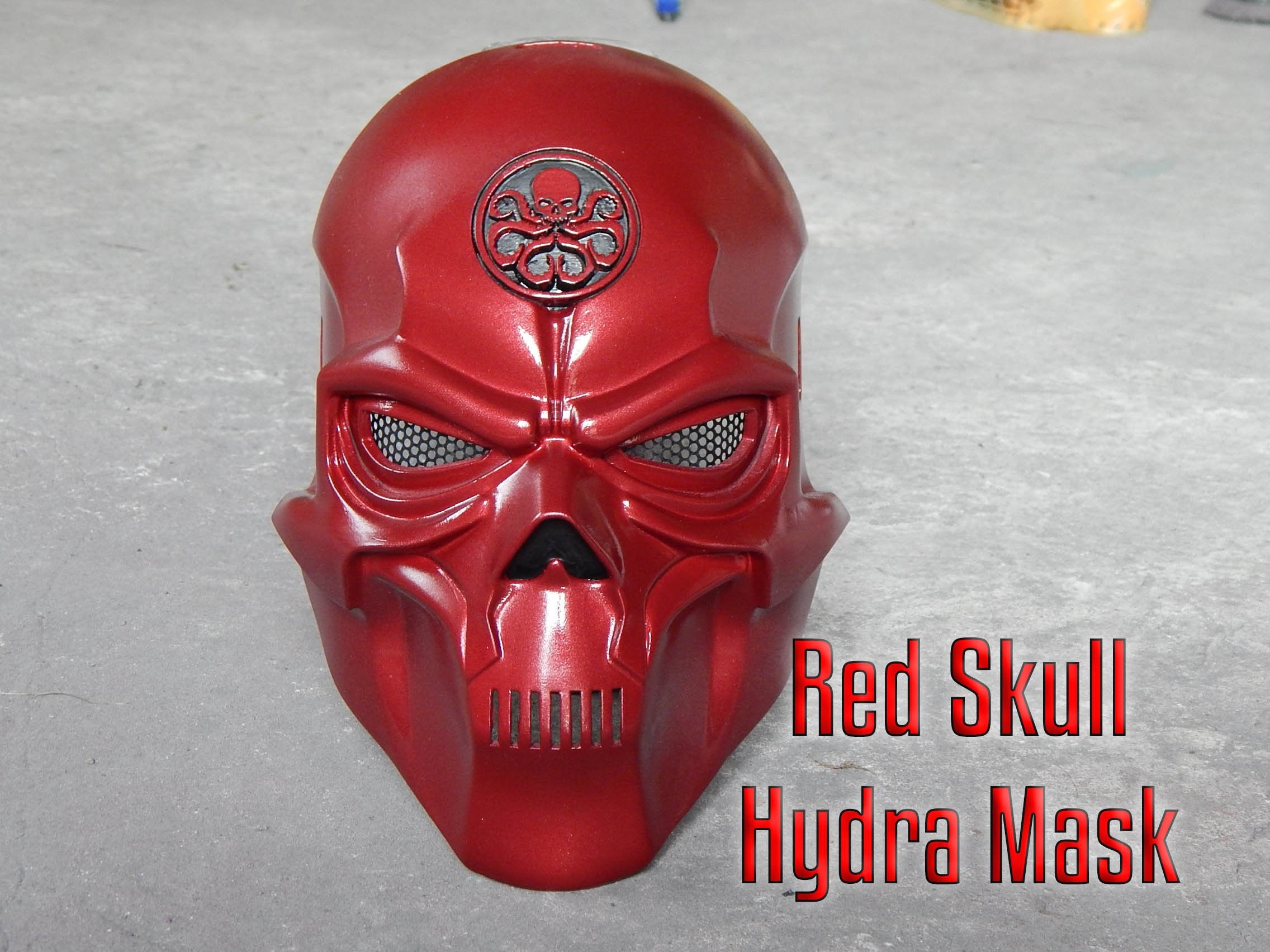 Red Skull Hydra Mask for Cosplay Helmet Armor Physical product Etsy