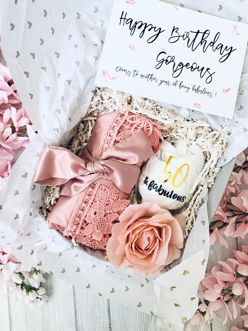 50th Birthday gift Birthday gift basket 50th Birthday gift Etsy