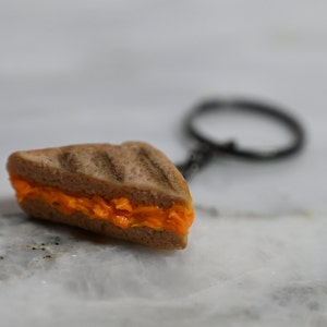 Grilled Cheese Keychain