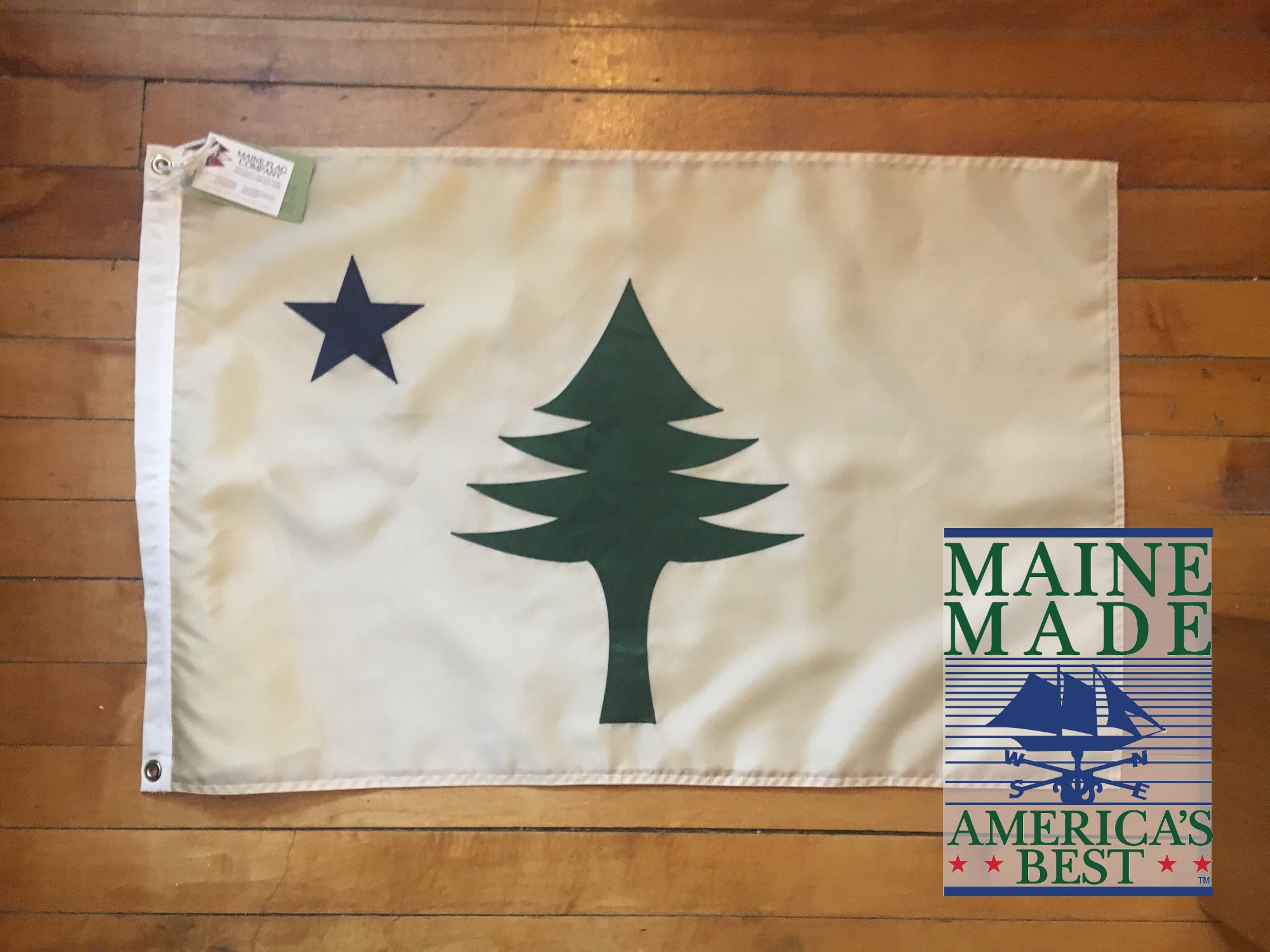 Original Maine Flag. Made in Maine.
