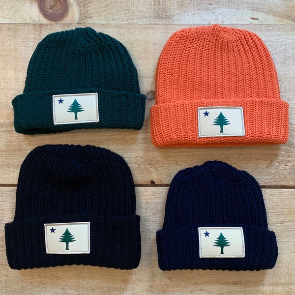 Original Maine Flag Beanie