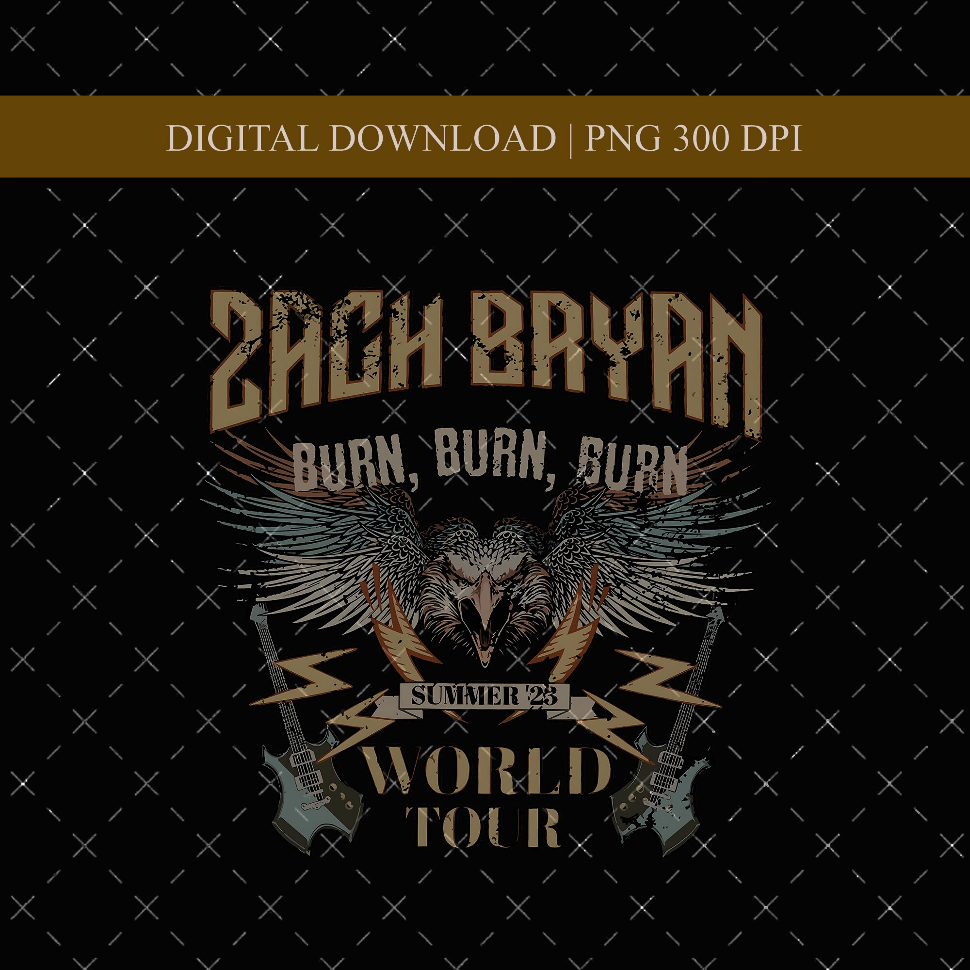Burn Burn Burn Tour Digital Download, American Heartbreak Album PNG