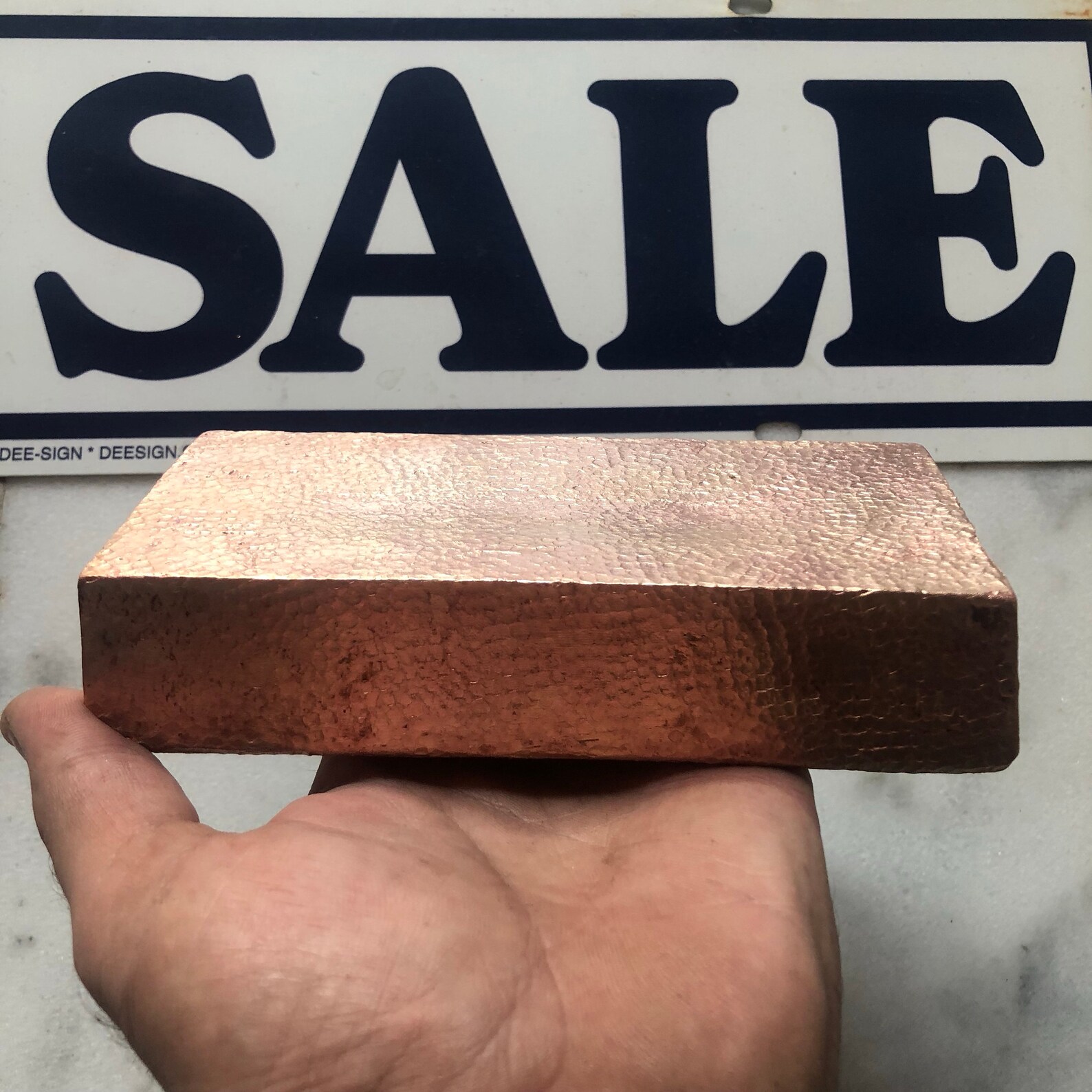 Kilo copper bar ingot .999 fine bullion over 2.2 lbs solid Etsy