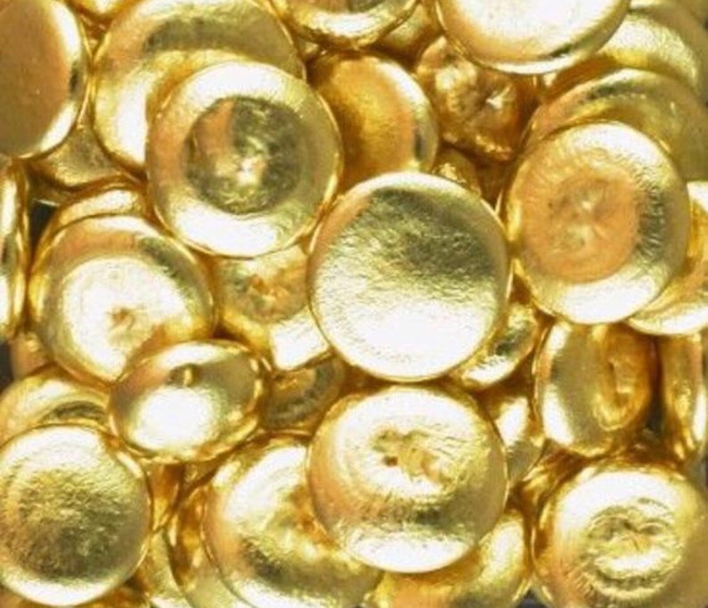 1 gram gold casting grain 10k gold shot refine cast invest Etsy