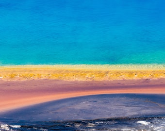 Grand Prismatic Spring Abstract in Yellowstone - DIGITAL DOWNLOAD -