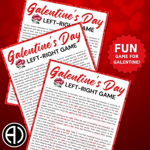 A Shot at Love Galentines Day Left Right Game