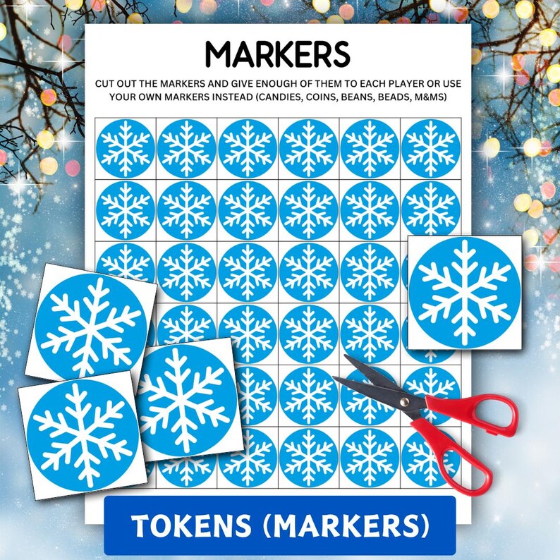 50 Winter Bingo Cards, Winter Bingo, Winter Themed Bingo Cards PDF ...