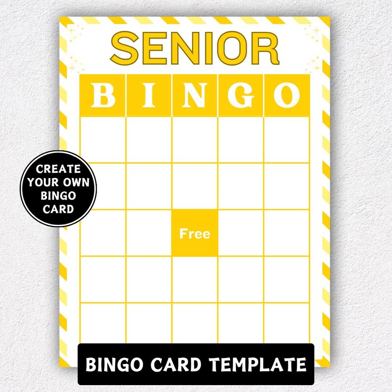 100 Senior Bingo Cards, Printable Activity for Seniors, Bingo Game for ...