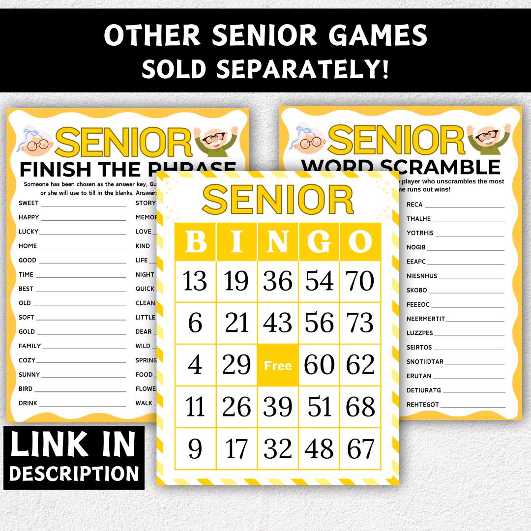 Printable Word Search Game, Games for Senior Citizens, Fun Elderly ...
