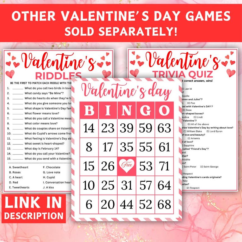 Valentine's Day True or False Game, Printable Valentines Day Game ...