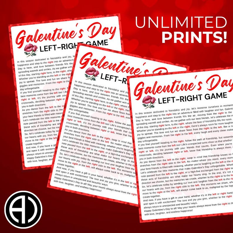 Galentine Game for kids Adults