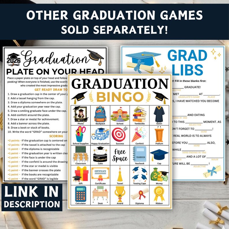 Graduation Who is Most Like the Grad, Graduation Games Printable, Grad ...