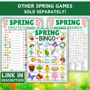 Spring Cryptogram Puzzle, Printable Spring Game for Kids & Adults ...