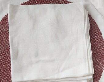 Vintage Damask linen napkins