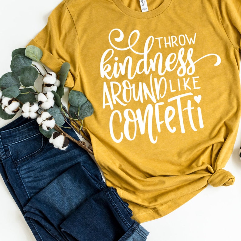 Download Throw Kindness Around Like Confetti SVG File Teacher | Etsy