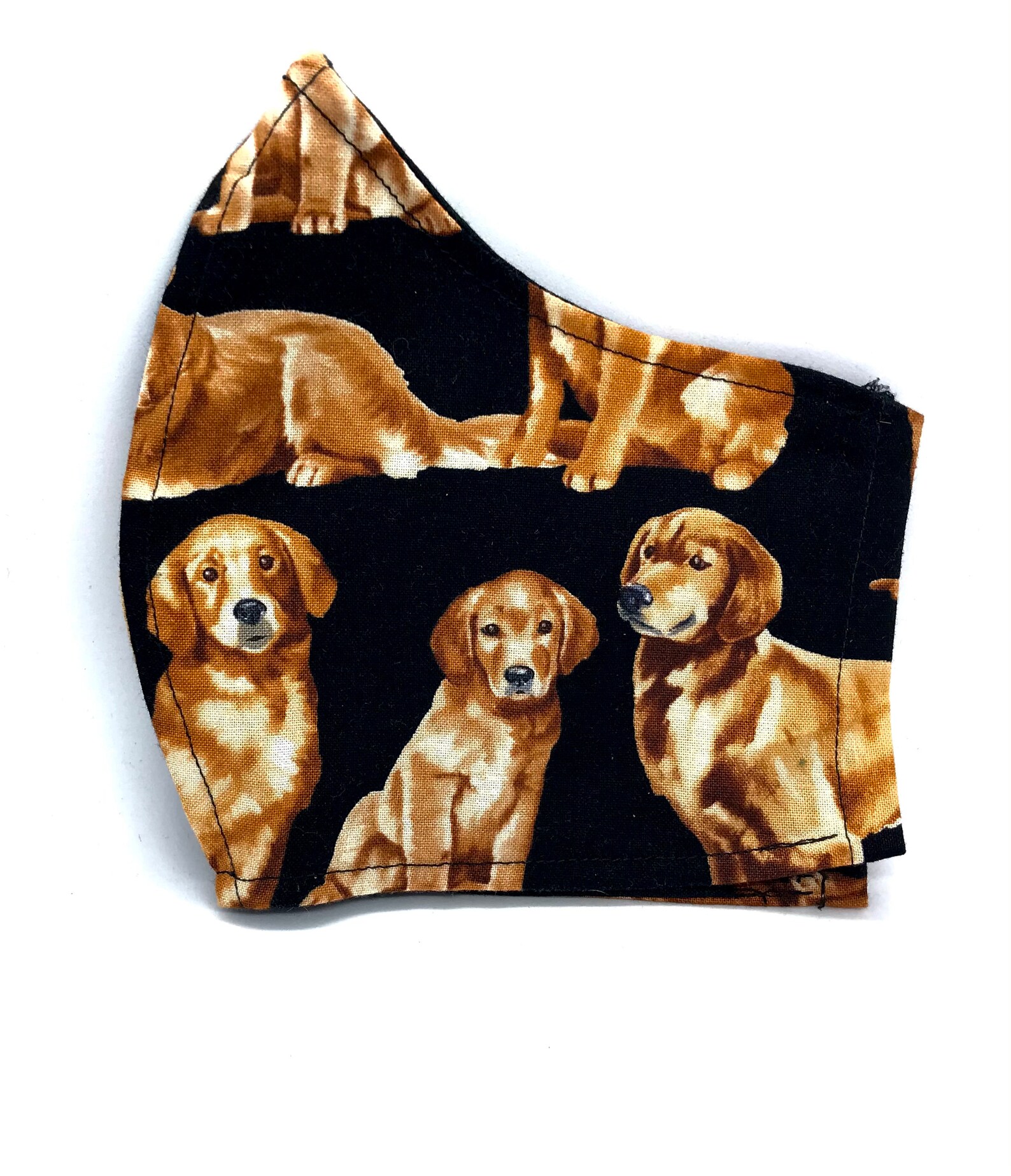 Dog Golden Retriever Adjustable face mask 2 Layer Face mask  Etsy