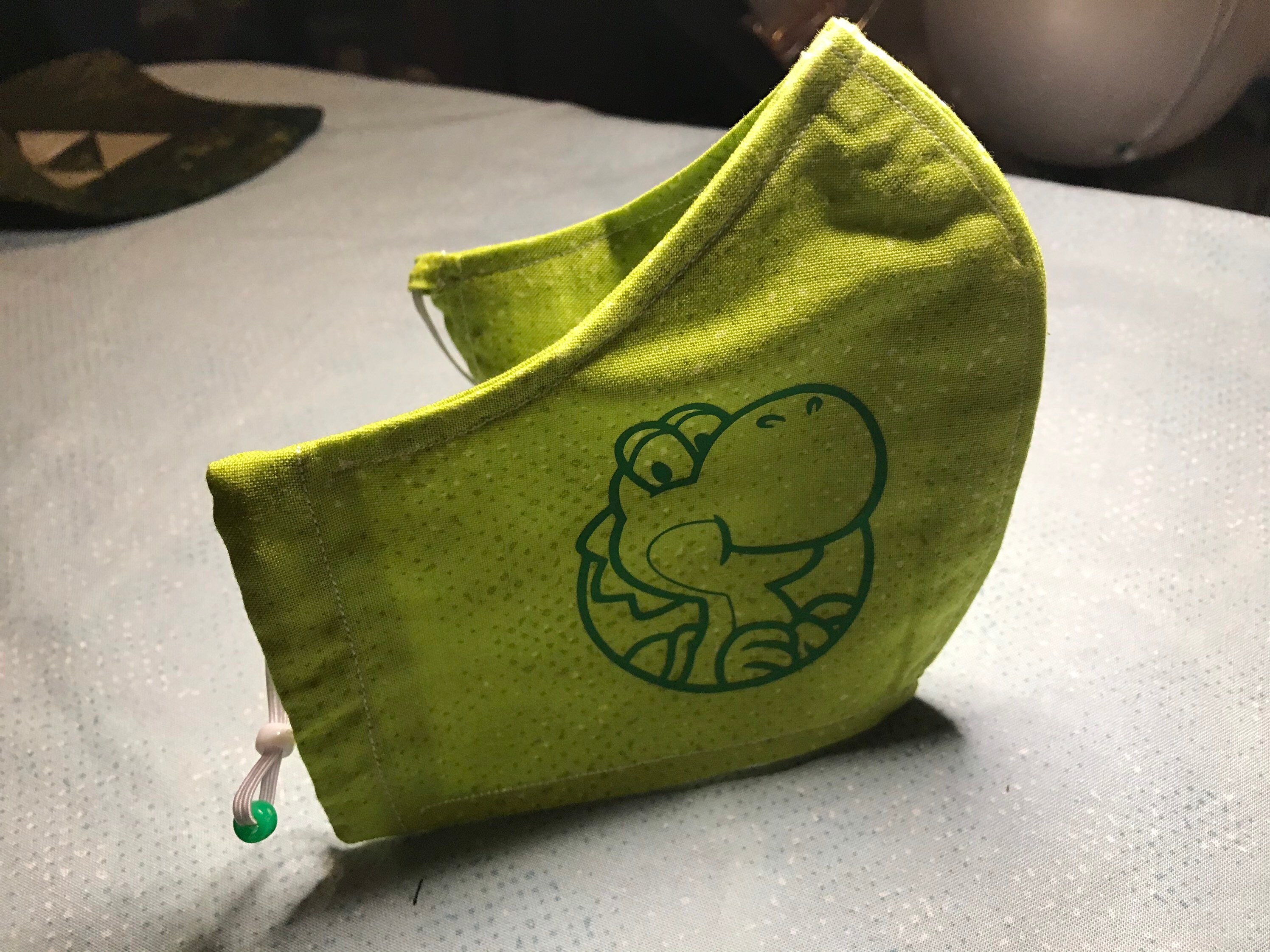 Yoshi Nintendo Washable face mask with nose wire & filter Etsy