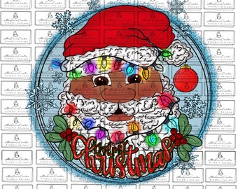 Merry Christmas png, Christmas  digital download, Santa sublimation design. Holiday clipart, Christmas printable