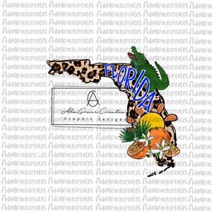 Florida State, Hand Drawn Png, Florida Clipart, Gators Sublimation ...