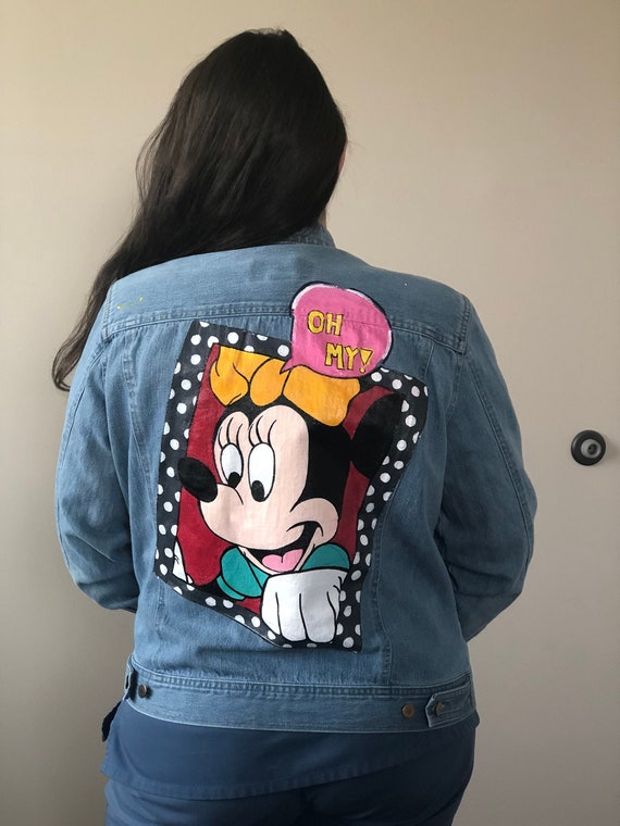 minnie mouse jean jacket