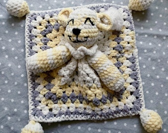Handmade Crochet Snuggle Stripe Bear