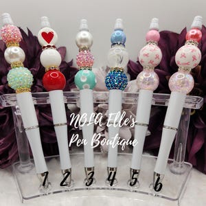 The Pen Boutique: White Collection w/free refill