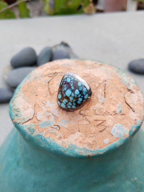 Turquoise Sterling Silver Ring / Sterling Turquois