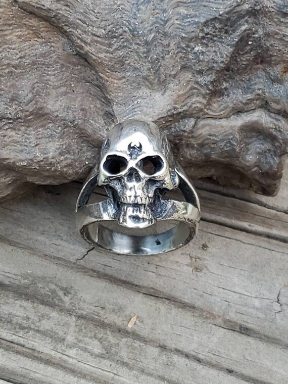 Skull/Bones 925 Silver Ring Size-11 main image 0