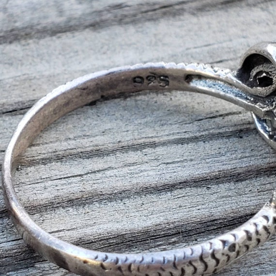 Snake Ring Sterling Silver / 925 Snake Ring / Coi… - image 8