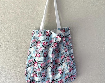 Our Princess Print Tote Bag - Lightweight Shoulder Bag, Travel Shopping