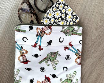 Toys Print Zipper Pouch: Makeup, Travel, and Accessory Bag