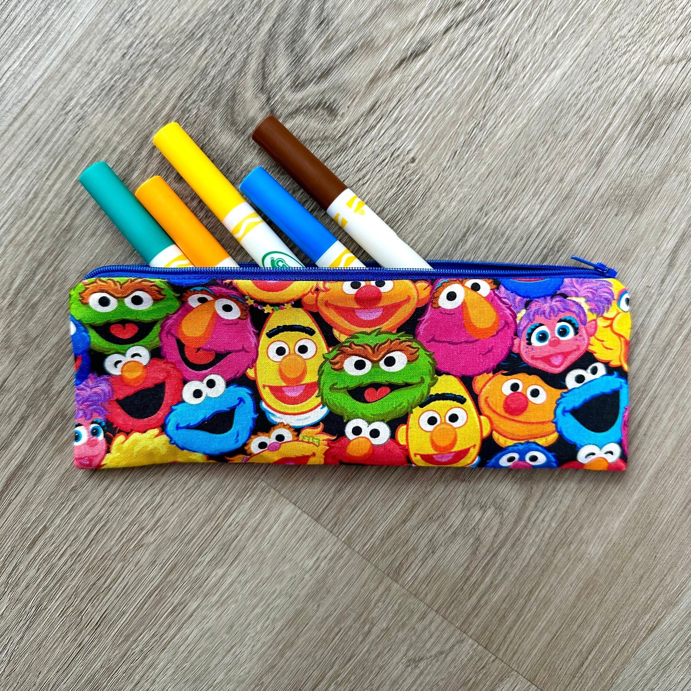 Sesame Street Elmo Pencil Pouch - Pink Elmo Pencil Case Organizer