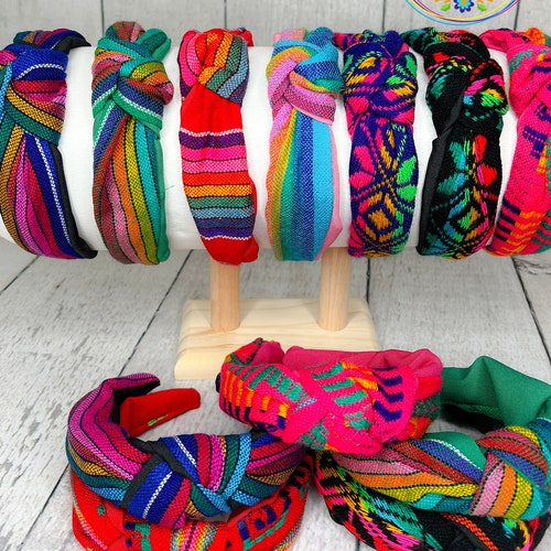 Knotted Headband Mexican Headband. Mexico. Fiesta Mexicana. Etsy