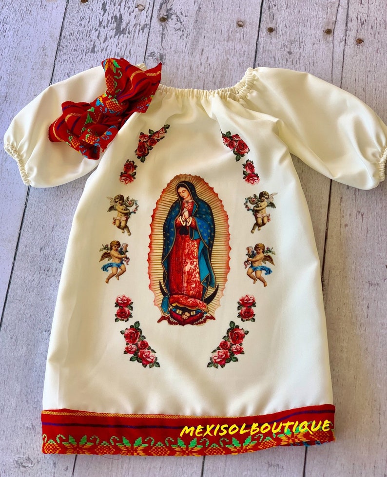 Virgen de Guadalupe Dress-Our Lady of Guadalupe Dress | Etsy