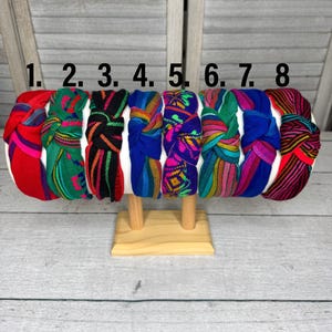 Knotted Cambaya Fabric Headband: Colorful Mexican Fiesta Style