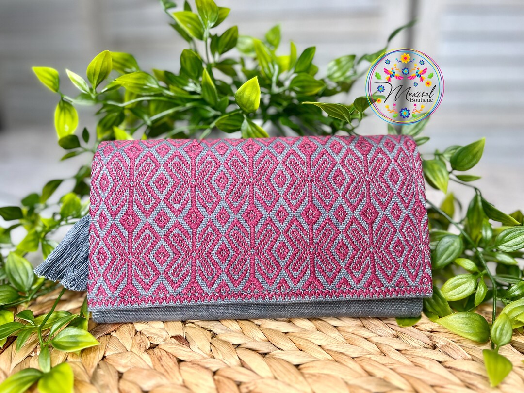 San Andrés Embroidered Wallet, Bohochic Wallet, Loom Wallet, Cartera