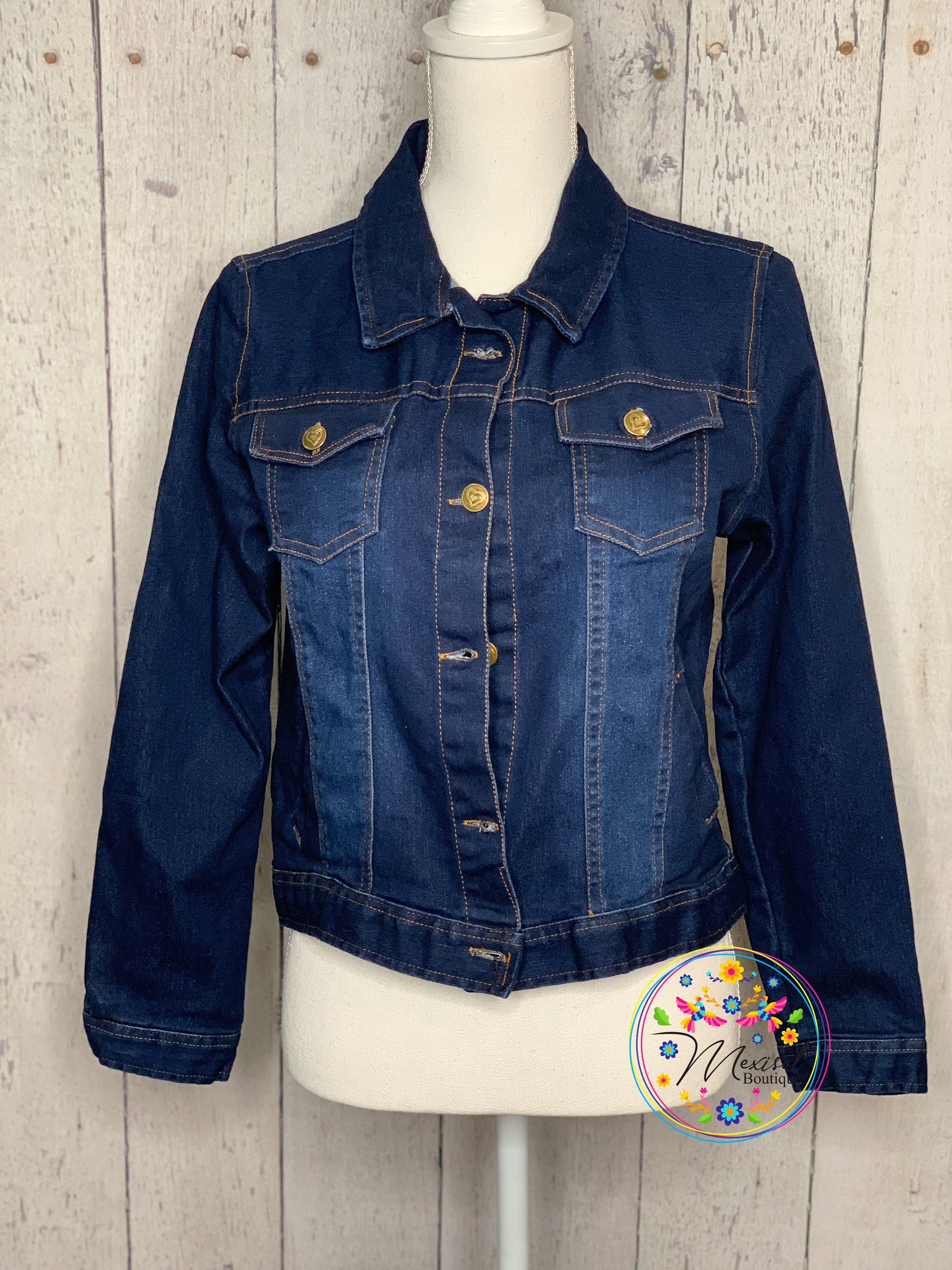 Our Lady of Guadalupe Embroidered Denim Jacketvirgen De Etsy