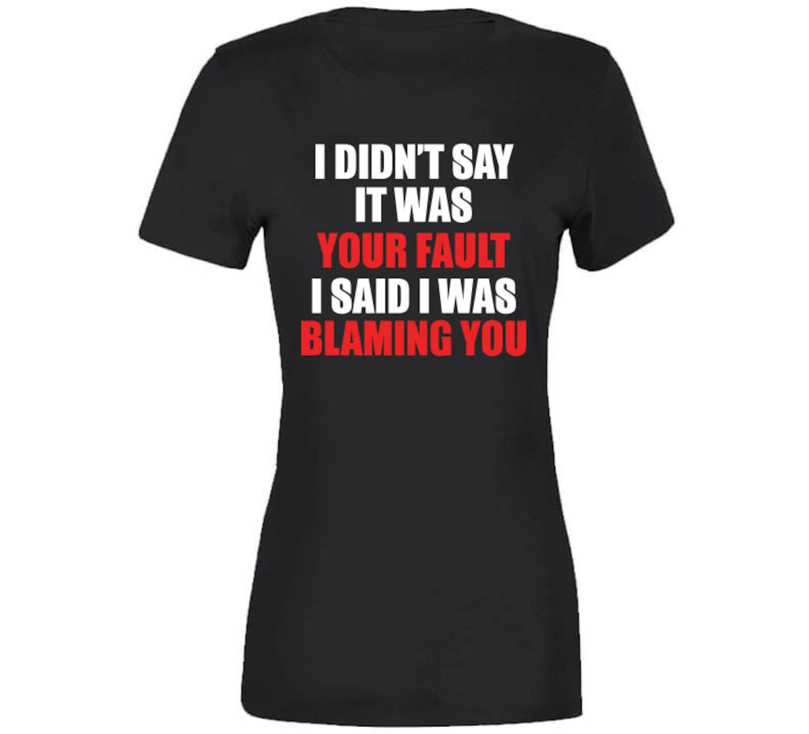 I Didn T Say It Was Your Fault I Said I Was Blaming You T Etsy