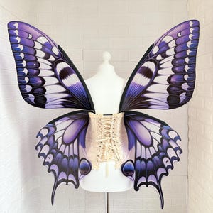 Purple Swallowtail Fairy wings, Moth Fairy wings, Butterfly Purple Fairy wings