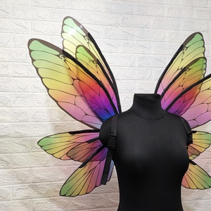 Rainbow Fairy Wings Pet Costume main image 0