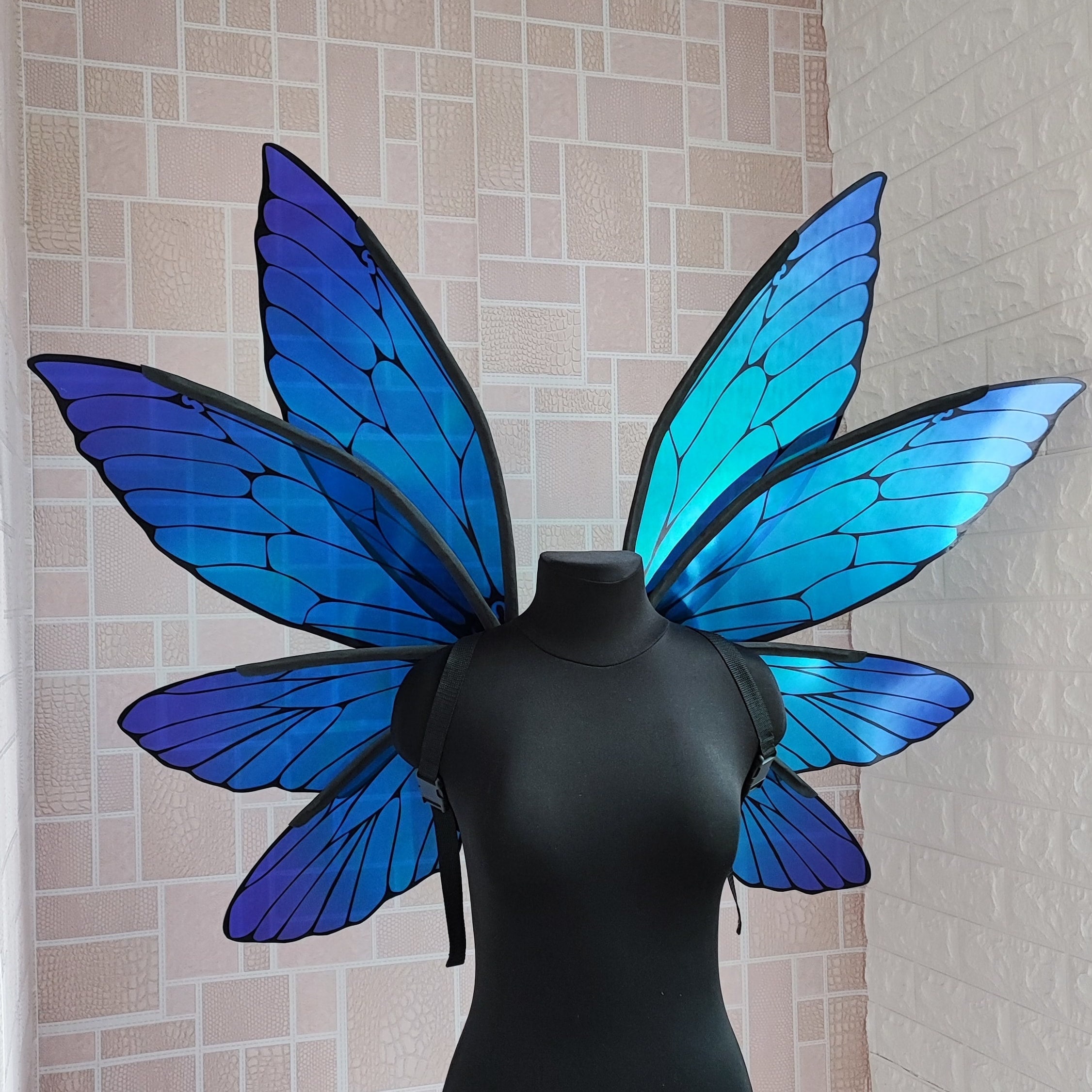 Blue fairy wings deals