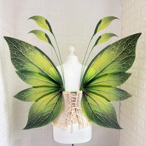 Leaf wings, Nature-inspired wings, Fairy wings for adults, Forest fairy wing, Fairy accessories