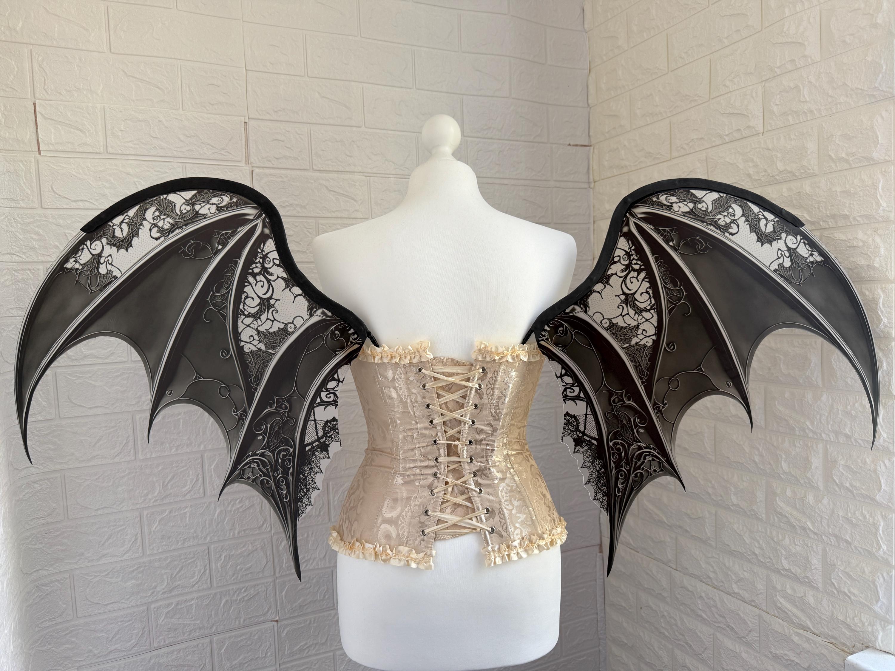 ゴシックコウモリの妖精の羽 |コスプレやハロウィンに使える手作り