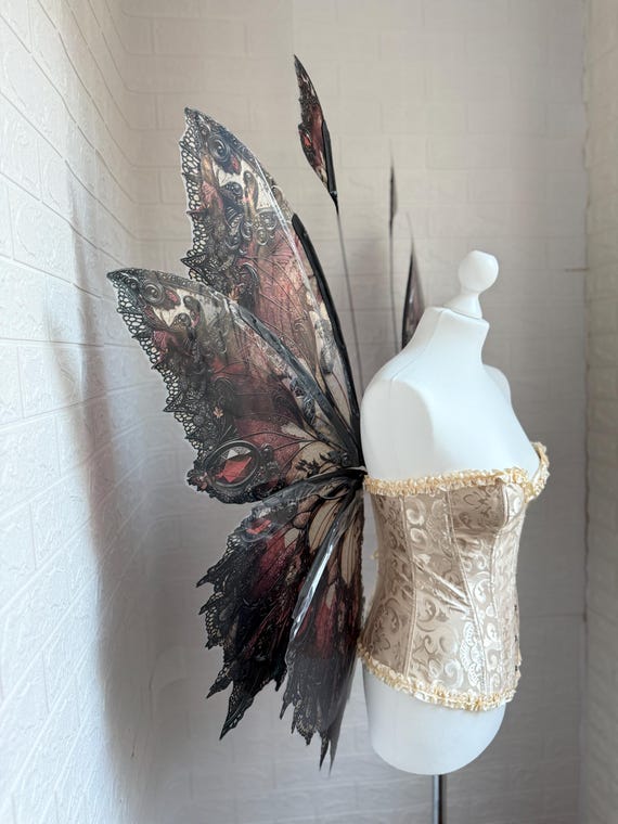 ゴシック妖精の羽、蝶の羽、ダーク妖精の羽、ファンタジーの羽、吸血鬼