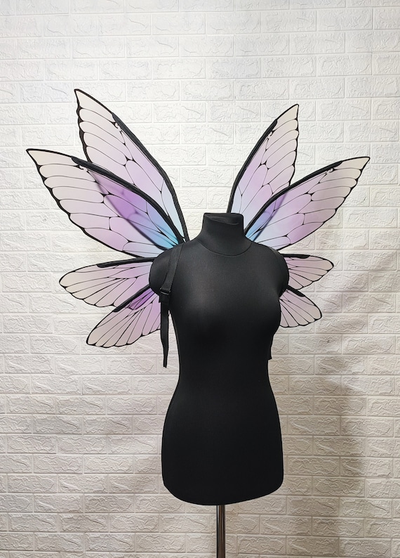Medium Blue purple Fairy Wings Faerie Wings Wings for Costume Cosplay Butterfly Fairy Wings Magical Fairy Etsy