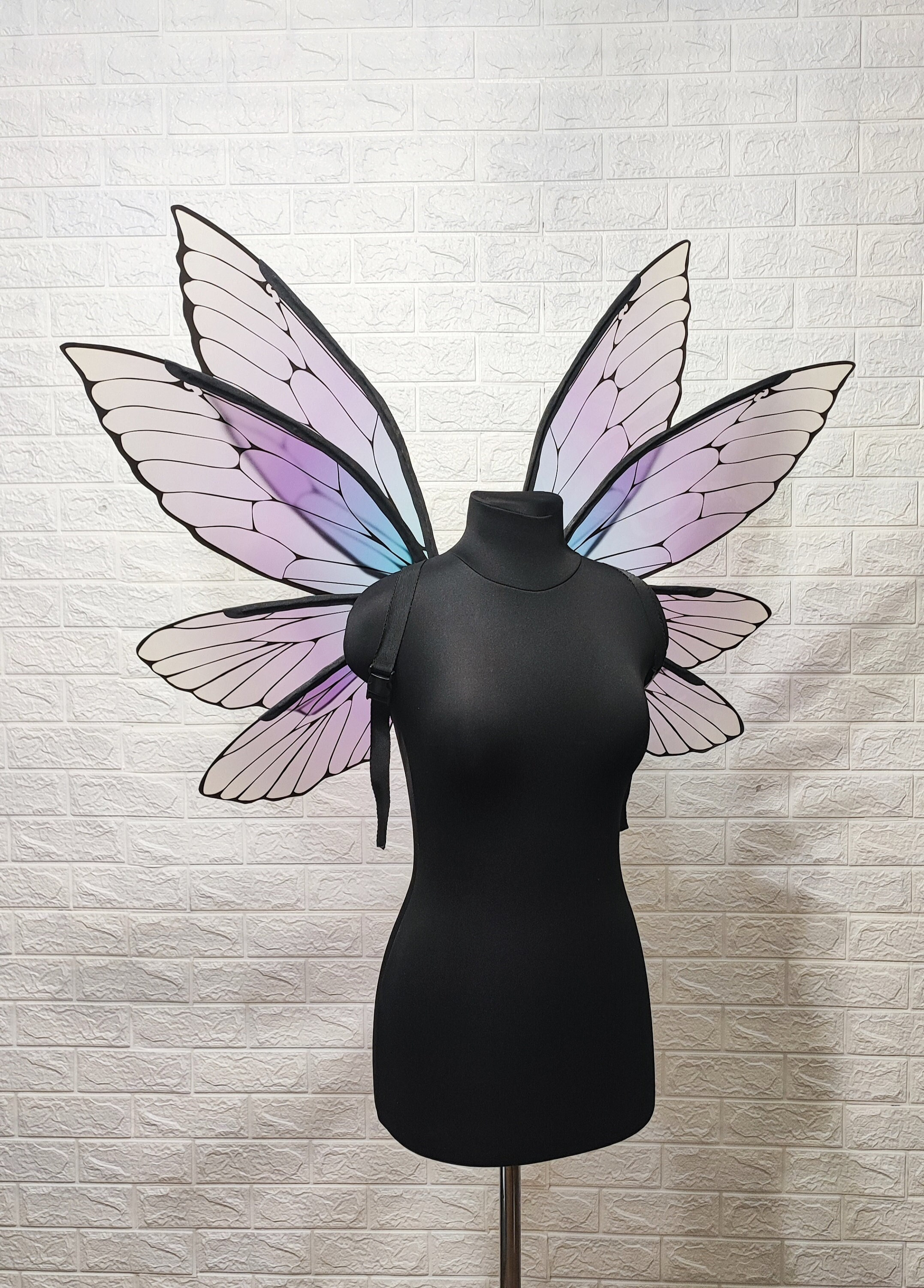 Ailes De Fée Pour Filles Et Adultes - Ailes De Papillon Déguisement Halloween, Anniversaire, Fête Princesse - 12