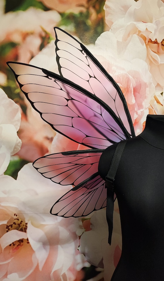 Ali Di Fata Luminose LED - Con Cerchietto E Bacchetta, Per Costumi Halloween E Feste