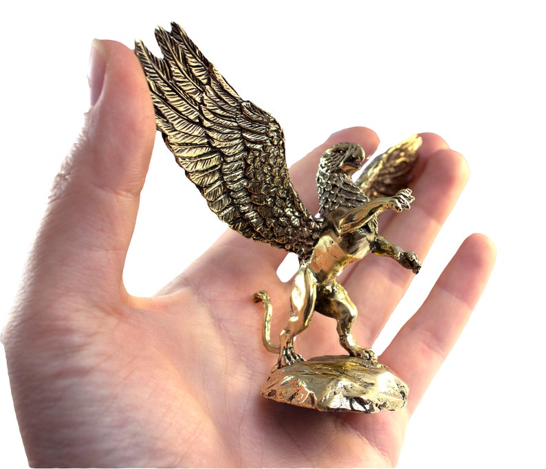 Gryphon statue bronze Etsy